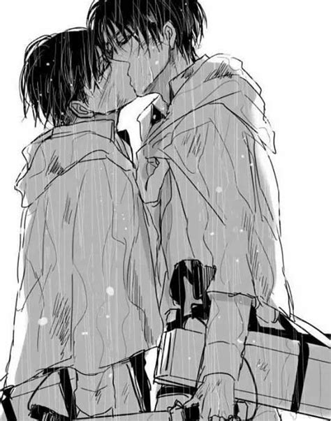 Kiss In The Rain ~ Ereri Attack On Titan Levi Attack On Titan