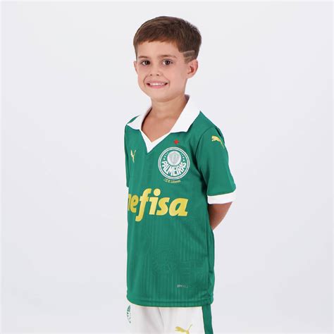 Puma Palmeiras Youth Home Jersey Futfanatics