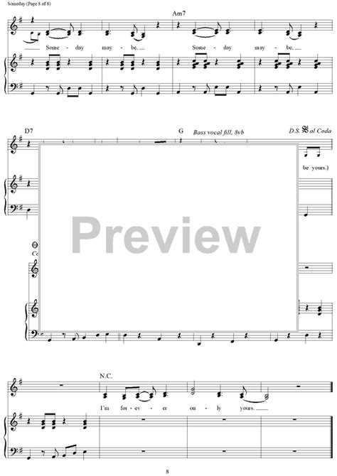 Someday Sheet Music By Michael Buble Meghan Trainor For Piano Vocal Chords Sheet Music Now