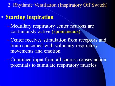 Section 4 Regulation of the Respiration. Respiratory Center