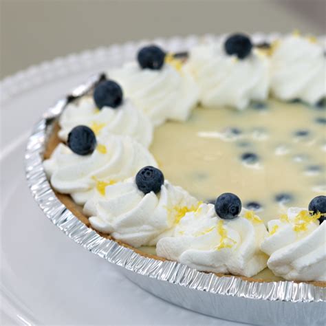 Southern Lemon Blueberry Pie Recipe Easy Refreshing Summer