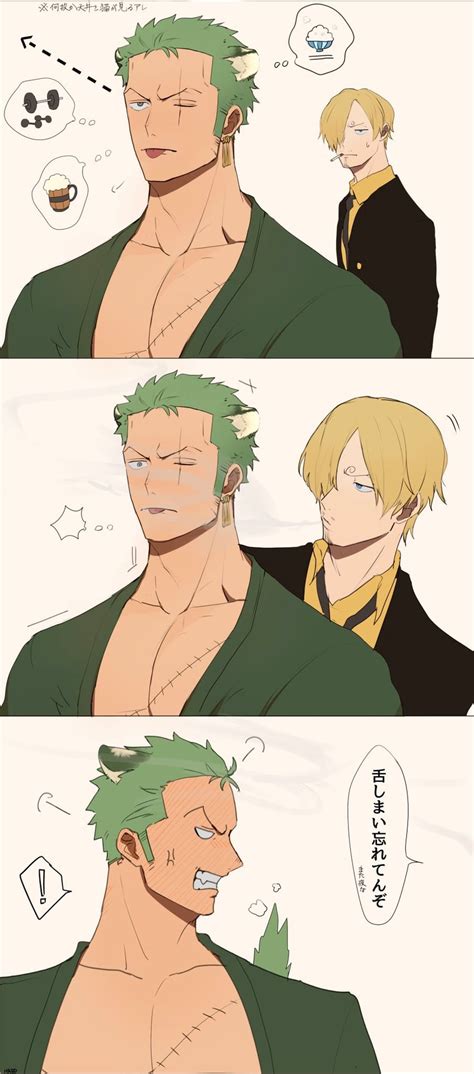 Roronoa Zoro And Sanji One Piece Drawn By Hd B Danbooru