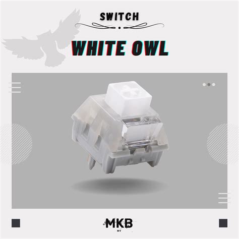 Kailh White Owl Box White Clicky Switches Switch For Mechanical Or