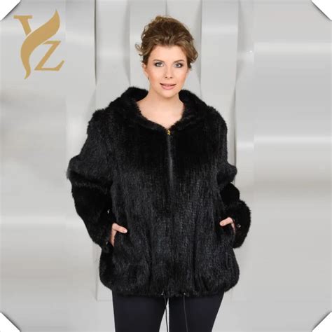 Hot Sell Genuine Knitting Mink Fur Women S Coats Loose Mink Fur