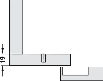 Blind Corner Concealed Hinge Salice Opening Angle Nickel Plated