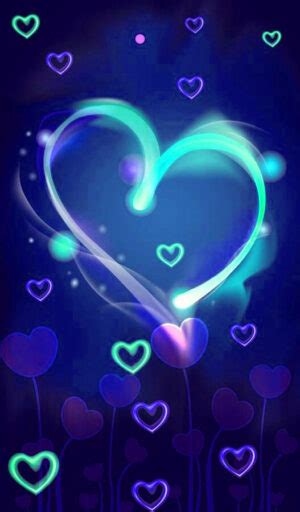 Blue Heart Wallpaper - NawPic