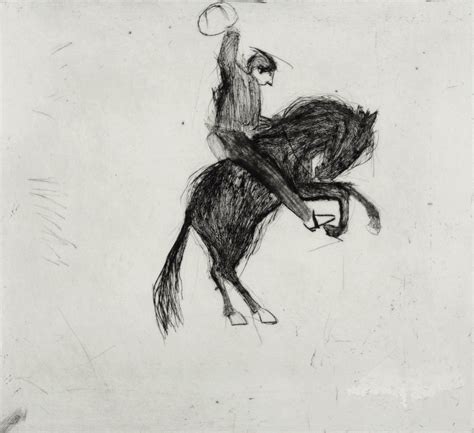 Bucking Bronco, Art Print by Kate Boxer, Wychwood Art