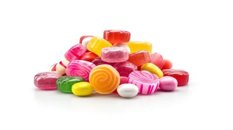 Premium Photo A Pile Of Different Colored Candies