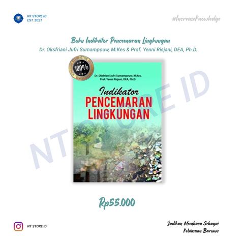 Jual Buku Indikator Pencemaran Lingkungan Shopee Indonesia