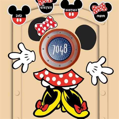 Disney Cruise Door Magnets Mickey Mouse not Just Laminated - Etsy