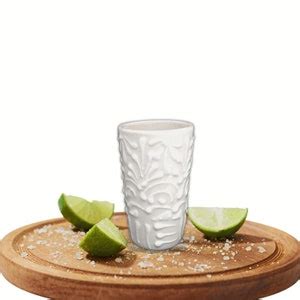 Mextequil Talavera Shot Glasses Set Of Authentic Mexican Tequila Shot