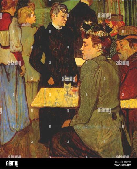 Corner In The Moulin De La Galette By Henri De Toulouse Lautrec