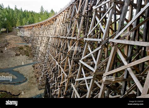 Wooden Trestle Bridge