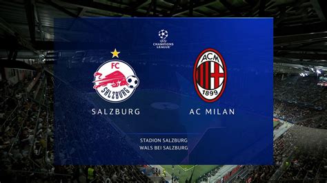 Red Bull Salzburg Vs Ac Milan September