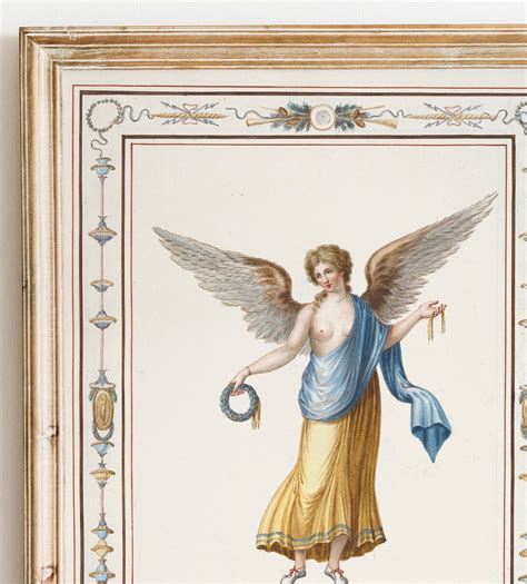 Vintage Nude Art Greek Mythology Print Historical Art Print Woman With Angel Wings Light