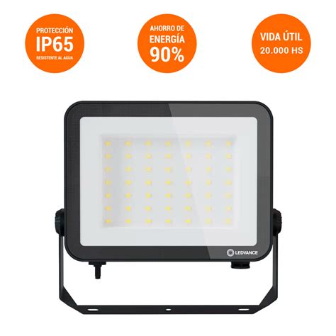 Foco Led Ledvance Osram Compact Ip W Negro Luz Fr A Serlux