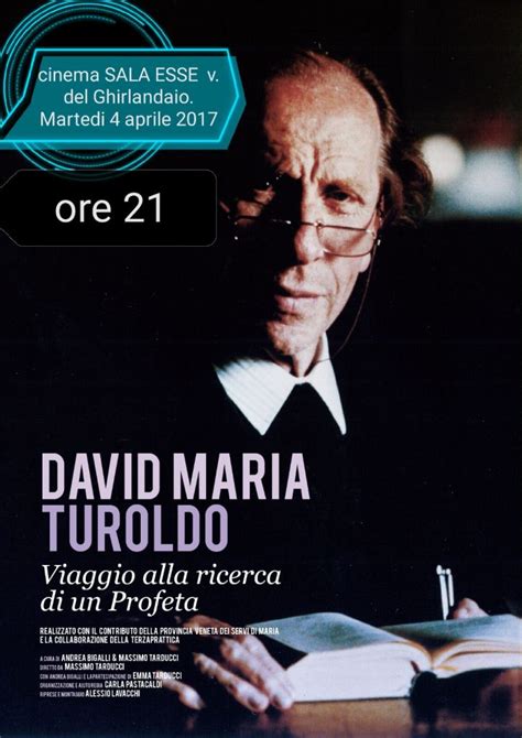 La Vita Di David Maria Turoldo In Un Video Alla Sala Esse Di Firenze