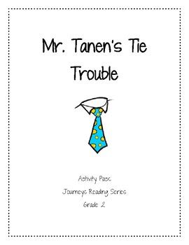 Mr Tanen S Tie Trouble Activity Pack By The Busy Backpack Tpt