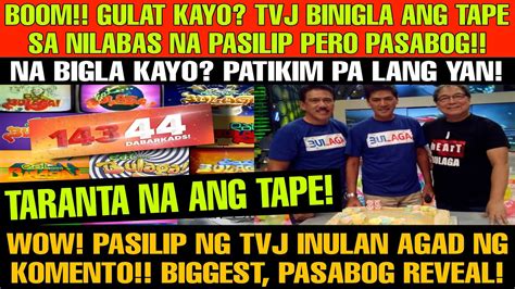 EAT BULAGA BOOM TVJ BINIGLA ANG TAPE SA NILABAS NA PASILIP PERO