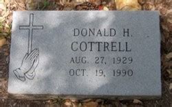 Donald H Cottrell 1929 1990 Mémorial Find a Grave