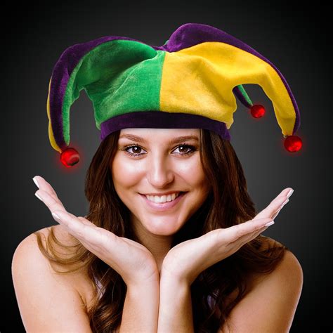 Led Mardi Gras Velvet Jester Hat Mardi Gras Holidays And Events