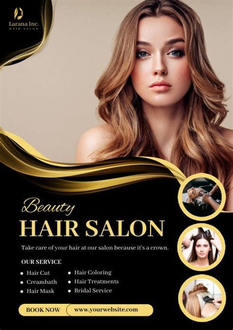 Beauty Hair Salon Template In 2024 Hair And Beauty Salon Beauty