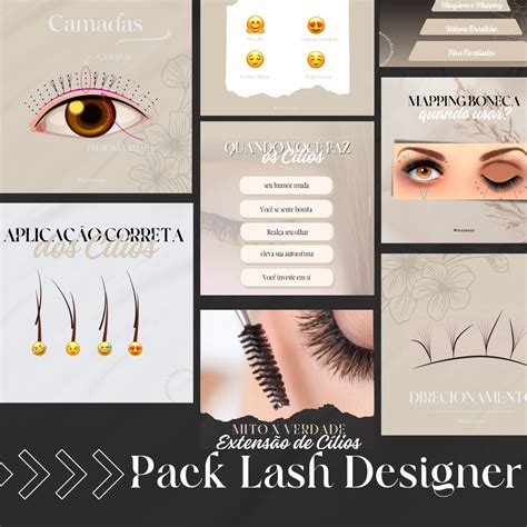 Pack Canva Lash Designer Editavel Bianca Michele Hotmart