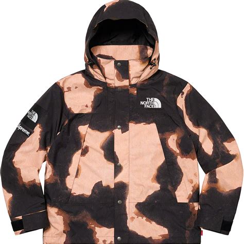 The North Face Bleached Denim Print Mountain Jacket Fall Winter