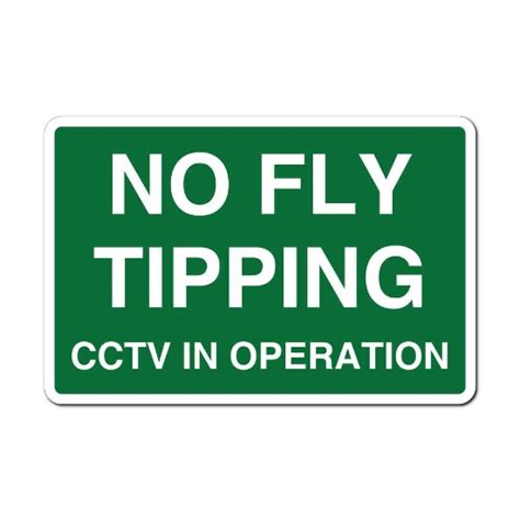 Jaf Graphics No Fly Tipping Robust Metal Composite Sign