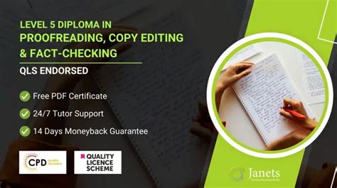 Online Level 5 Diploma In Proofreading Copy Editing Fact Checking