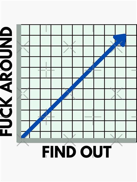 The More You Fuck Around The More You Find Out Math Graph Graphic