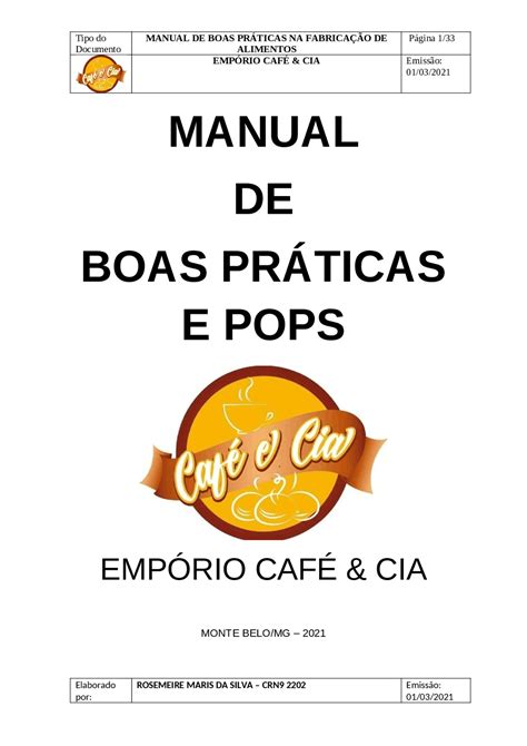 Espa O Cibern Tico Nascermos Barragem Manual De Boas Praticas Cozinha