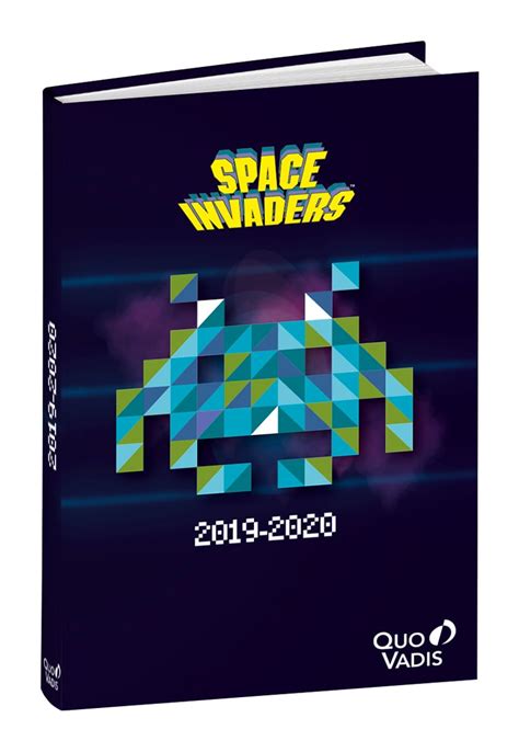 Agenda Journalier 2019 2020 Space Invaders 12 X 17 Cm Agendas