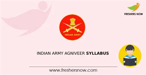 Indian Army Agniveer Syllabus 2024 & Exam Pattern PDF