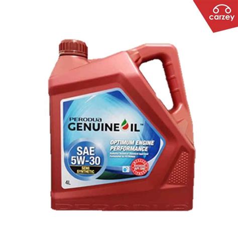 NEW PACKAGING Perodua Genuine Engine Oil Semi Synthetic 5W 30 4