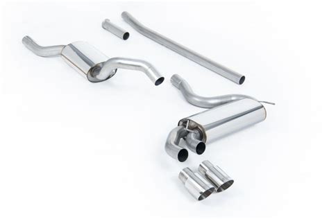 Audi UR Quattro Downpipe-Back Exhaust with Oem-Style Trims