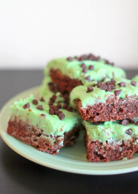 Mint Chocolate Brownies - The Hazel Bloom