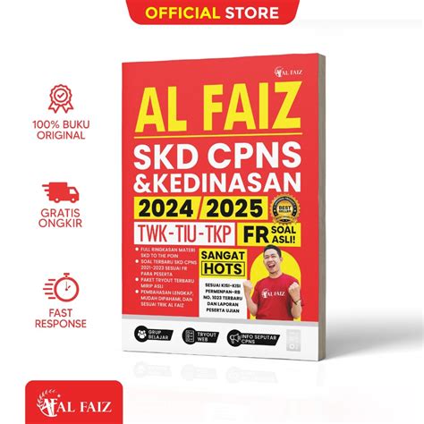 Jual Buku AL FAIZ SKD CPNS 2024 2025 Berdasarkan Soal Asli Shopee