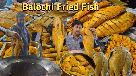 Popular Balochi Fried Fish And Grilled Fish At Khan Hotel Karachi