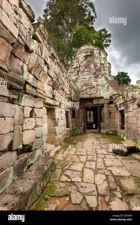 Preah Khanprah Khan Sacred Sword Is A Temple At Angkor Cambodia