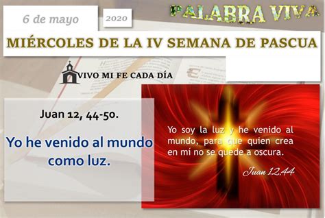 MIÉRCOLES IV PASCUA Santuario Nuestra Señora de los Milagros