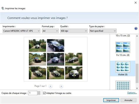 Imprimer Plusieurs Photos Sur Une Page A