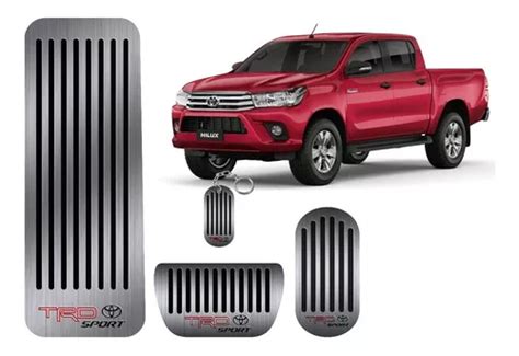 Pedaleira Descanso De P Toyota Hilux Trd Em Inox Parcelamento Sem