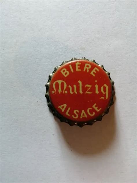 ANCIENNE CAPSULE MÉTAL neuve bière Mutzig Alsace EUR 15 00 PicClick FR