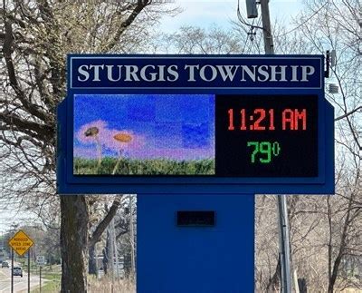 Sturgis Township Offices - Sturgis, MI - Time and Temperature Signs on ...