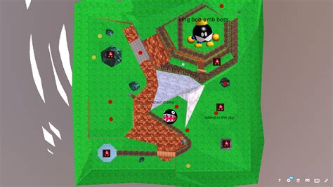 Bob Omb Battlefield Map I Know Its Cringe Rsupermario64