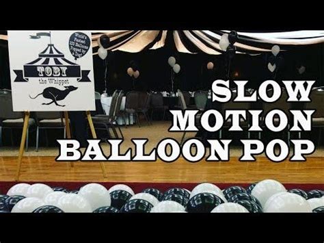 Slow Motion Balloon Pop - YouTube