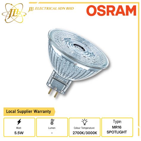 Osram Led 55w 12v Mr16 Spotlight 2700k3000k Kuala Lumpur Kl