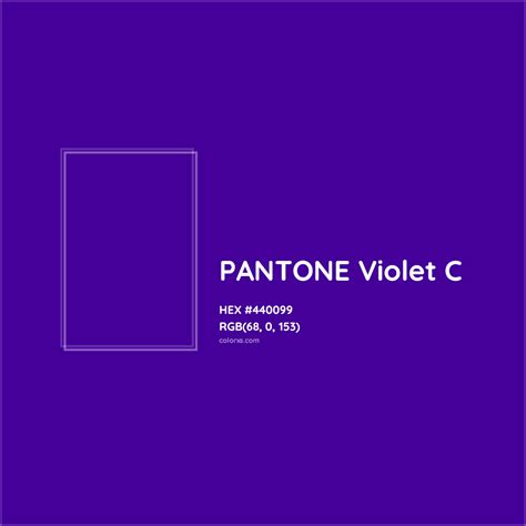 Pantone Violet C Complementary Or Opposite Color Name And Code 440099