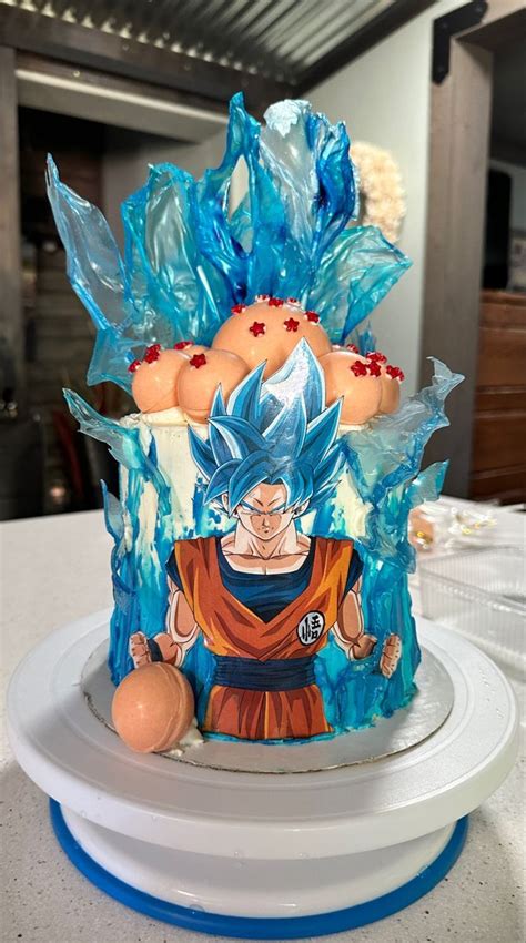 Pin By Aldana Godoy On Azucar In 2024 Dragonball Z Cake Anime Cake